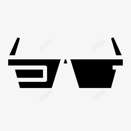 智能眼镜图标svg_新图网 https://ixintu.com 智能眼镜