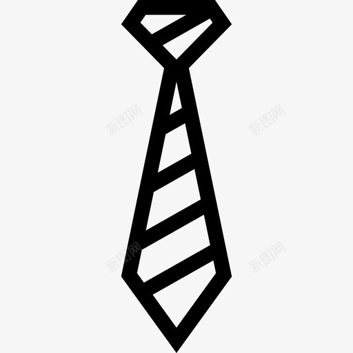 领带衣服正式图标svg_新图网 https://ixintu.com 正式 线条 衣服 领带