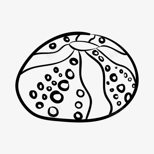 棘皮动物手绘海图标svg_新图网 https://ixintu.com 手绘 棘皮动物 海 海底 海胆