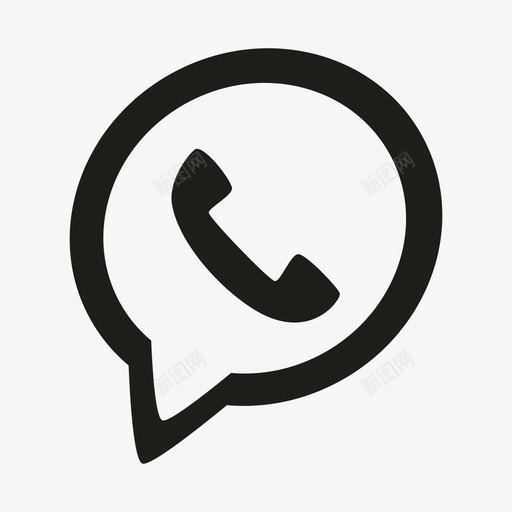 电话svg_新图网 https://ixintu.com 电话 电话，留言