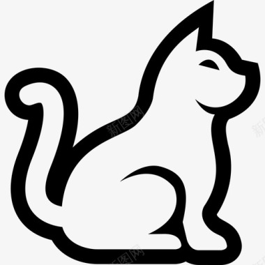 猫动物家养图标图标