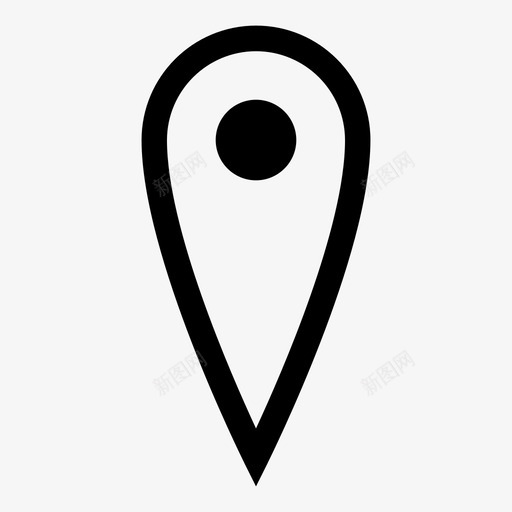 地标地图标记地图针svg_新图网 https://ixintu.com 位置 商务办公室 地图标记 地图针 地标 地点