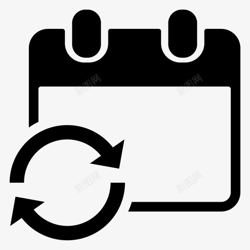 日程表日历日期图标svg_新图网 https://ixintu.com 2000个简单实心图标 事件 日历 日期 日程表 计划