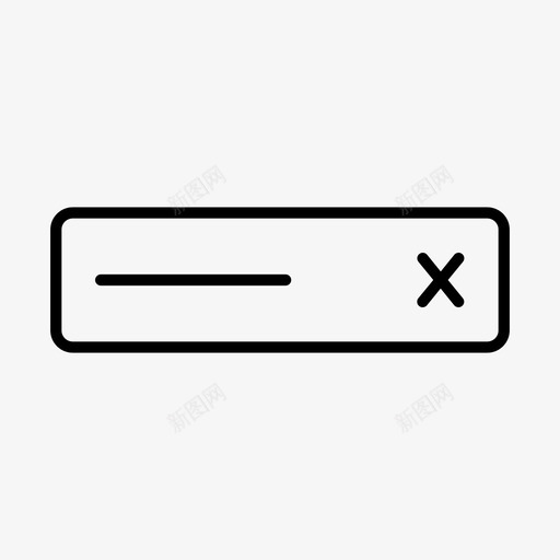 清除所有输入字段组件交叉图标svg_新图网 https://ixintu.com ui 交叉 接口 清除所有输入字段 用户界面组件 组件