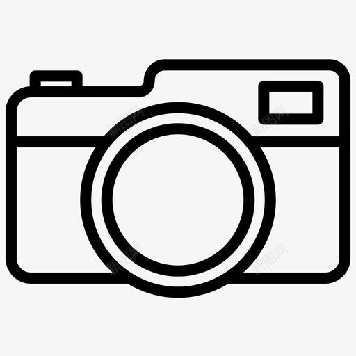 照相机数码相机摄影图标svg_新图网 https://ixintu.com 摄影 数码相机 旅行 照相机