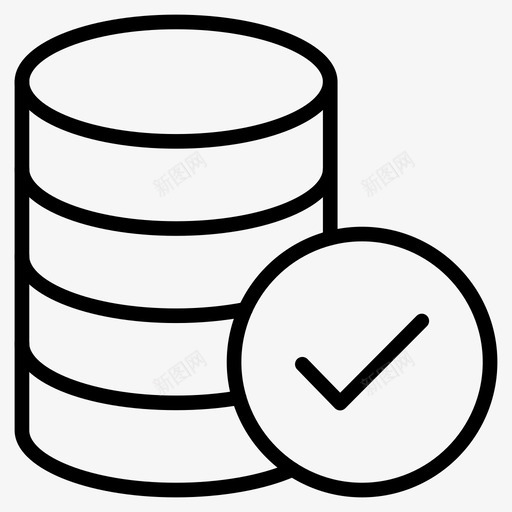 修复数据库服务器图标svg_新图网 https://ixintu.com 修复 存储 数据库 数据库和存储行图标 服务器 设置