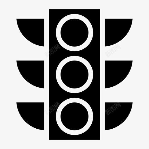 交通交通灯道路图标svg_新图网 https://ixintu.com 交通 交通灯 位置可靠 道路