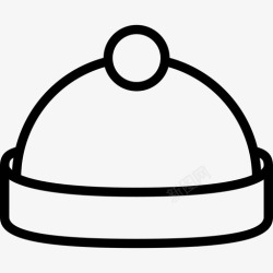 毛线帽图标毛线帽衣服图标高清图片