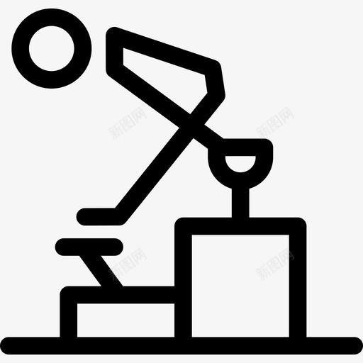带椅子的练习普拉提工作室线性图标svg_新图网 https://ixintu.com 带椅子的练习 普拉提工作室 线性