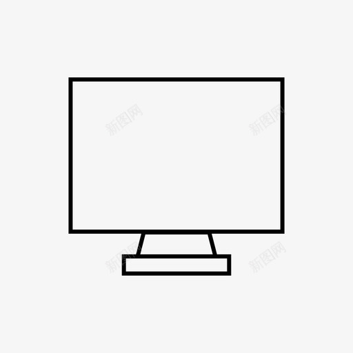 计算机显示器电子显示器图标svg_新图网 https://ixintu.com 显示器 电子显示器 计算机 设备