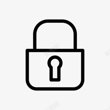 锁数据保护安全图标图标