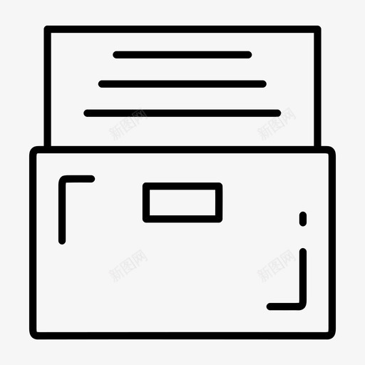 档案批处理盒子图标svg_新图网 https://ixintu.com 批处理 抽屉 文件 文件夹 档案 盒子