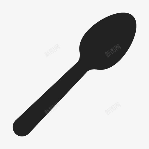 勺子吃图标svg_新图网 https://ixintu.com 勺子 吃