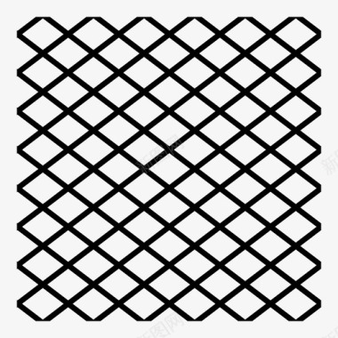 网格几何布局图标图标
