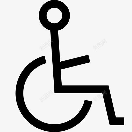 wheelchairsvg_新图网 https://ixintu.com wheelchair