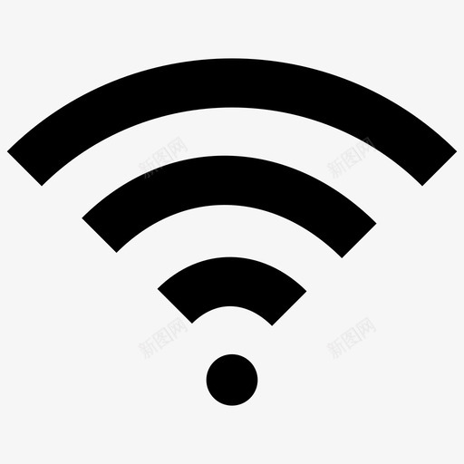 信号免费全wifi图标svg_新图网 https://ixintu.com 信号 免费 全wifi 填充式网络 无线