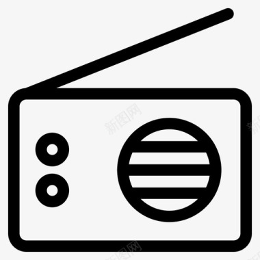 收音机电子产品小工具图标图标