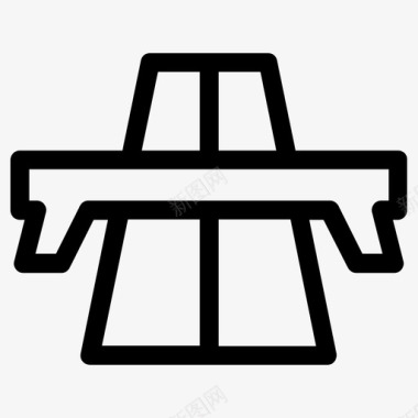 高速公路航海公路图标图标