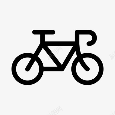 自行车体育运动图标图标
