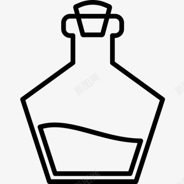 烧瓶液体瓶子图标图标