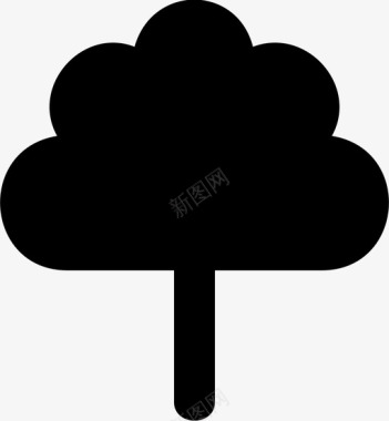 树花园绿色图标图标
