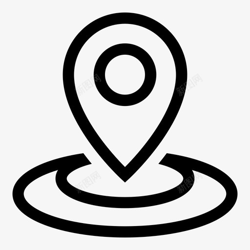 地点gps位置图标svg_新图网 https://ixintu.com gps 位置 地图引脚 地图标记 地点 用户界面位置地图ol