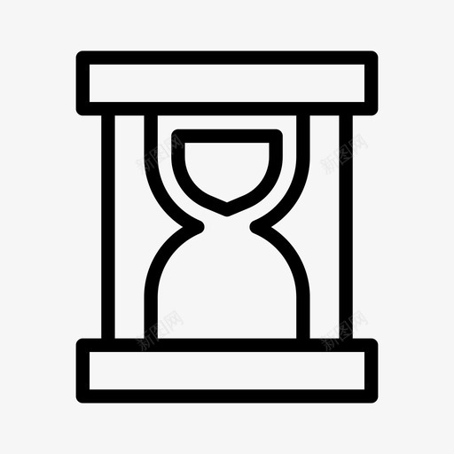 时间时钟沙漏图标svg_新图网 https://ixintu.com 时钟 时钟2 时间 沙漏 速度
