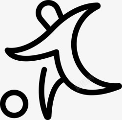 世界杯人足球运动员运动员足球图标高清图片