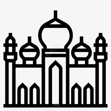 巴基斯坦亚洲巴德沙希清真寺图标图标