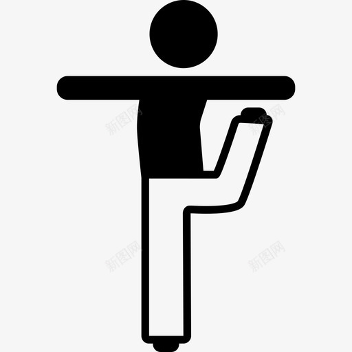 男人向后伸展手臂和腿运动瑜伽图标svg_新图网 https://ixintu.com 瑜伽 男人向后伸展手臂和腿 运动