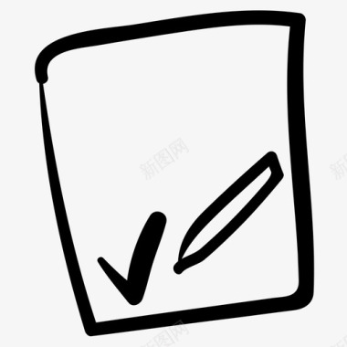 投票检查表选择图标图标