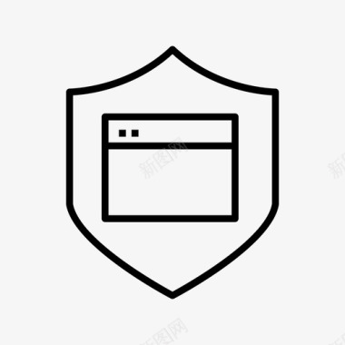 网络安全数据安全保护图标图标