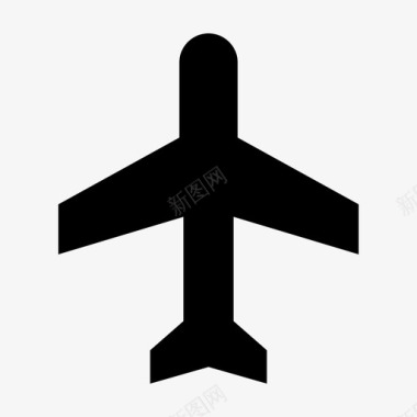 飞机飞机标志机场图标图标