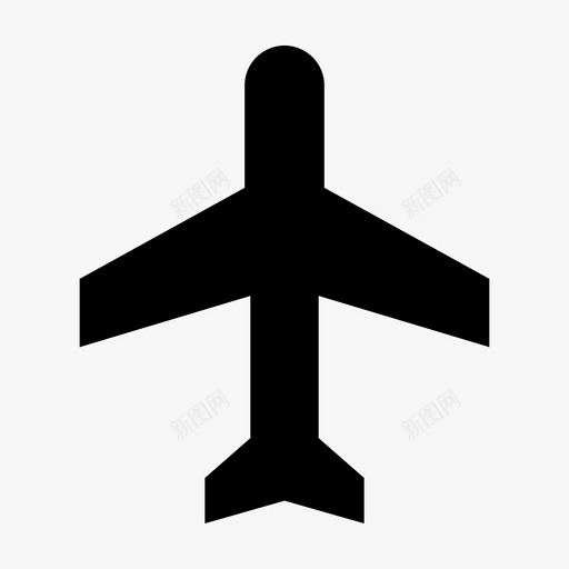 飞机飞机标志机场图标svg_新图网 https://ixintu.com 机场 航班 飞机 飞机标志