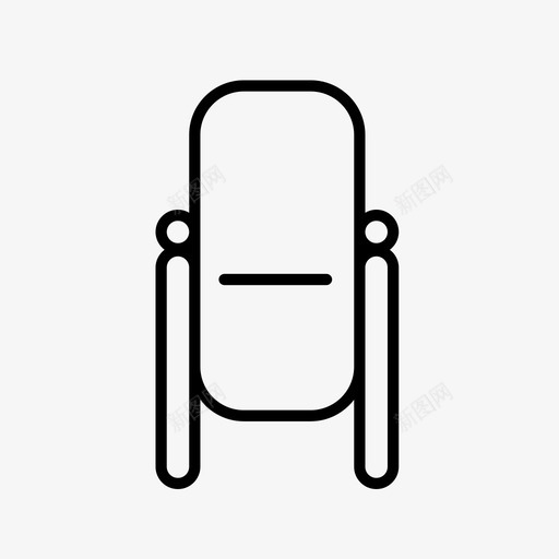 座椅扶手椅长椅图标svg_新图网 https://ixintu.com 凳子 座椅 扶手椅 机场 长椅