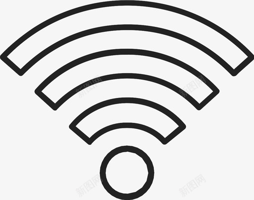 wifi连接点图标svg_新图网 https://ixintu.com wifi 服务 点 连接