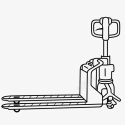 电动托盘电动托盘车设备仓库图标高清图片