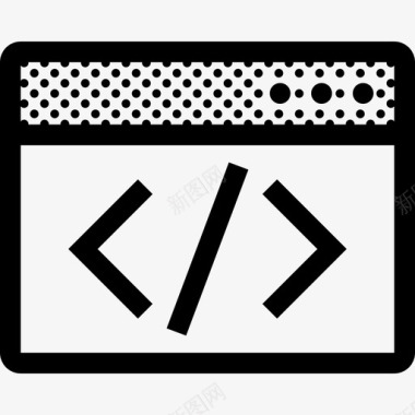 网站代码代码控制台图标图标