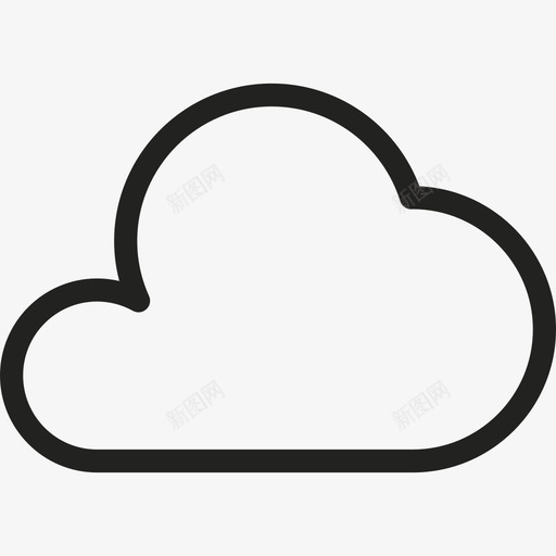 大云天气图形版图标svg_新图网 https://ixintu.com 图形版 大云 天气