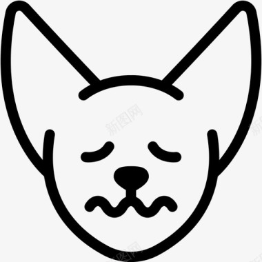 紧张表情情绪图标图标