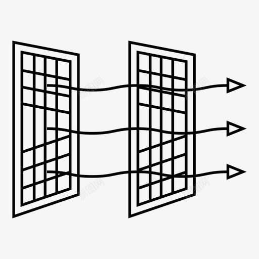 空气过滤器通风图标svg_新图网 https://ixintu.com 气流 空气 过滤器 通风