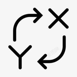 初中数学XY轴交换XY轴高清图片