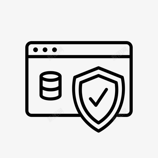 受保护的web数据数据安全gdpr图标svg_新图网 https://ixintu.com gdpr gdpr数据隐私安全 受保护的web数据 数据安全 隐私策略