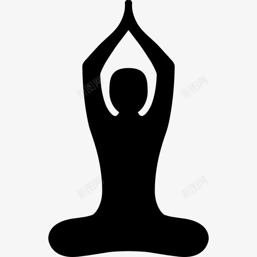 佛教瑜伽姿势运动佛教图标svg_新图网 https://ixintu.com 佛教 佛教瑜伽姿势 运动