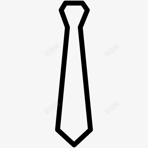 领带商务时尚图标svg_新图网 https://ixintu.com 商务 工作 收藏25 时尚 正式 领带
