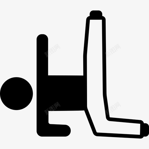 男人躺着胳膊和腿抬起来运动图标svg_新图网 https://ixintu.com 瑜伽 男人躺着 胳膊和腿抬起来 运动