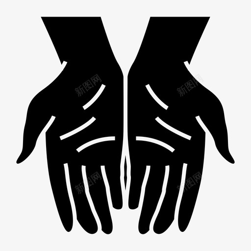 手伊斯兰祈祷图标svg_新图网 https://ixintu.com 伊斯兰 宗教 手 沙拉 祈祷