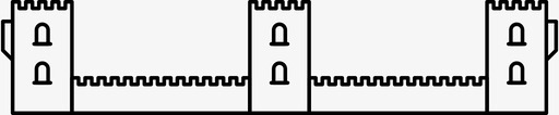 中世纪建筑古董城堡图标svg_新图网 https://ixintu.com 中世纪建筑 历史 古老 古董 城堡 建筑
