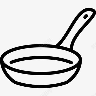 煎锅厨房厨房用具图标图标