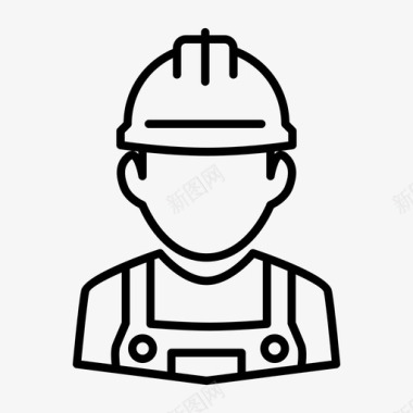 工人建筑工人雇员图标图标